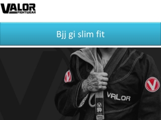 Bjj gi slim fit