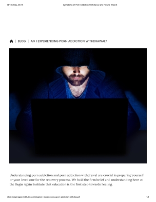 Symptoms of Porn Addiction Withdrawal and How to Treat It