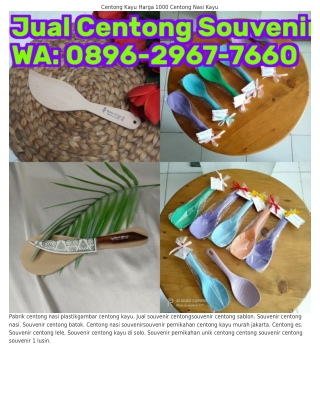 Ö8ᑫᏮ_2ᑫᏮ7_7ᏮᏮÖ (WA) Gambar Centong Nasi Dari Kayu Souvenir Centong Plastik