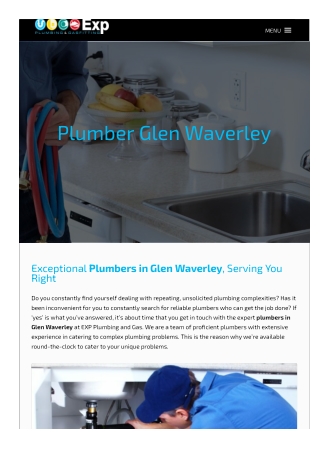 Plumber Glen Waverley
