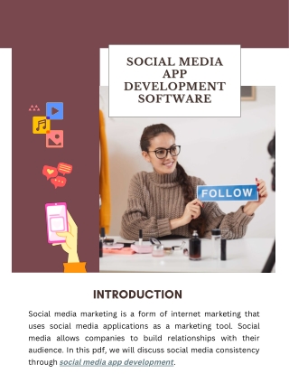 social media app development software