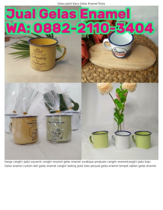 O88ᒿ•ᒿ11O•౩4O4 (WA) Produsen Gelas Enamel Cangkir Jadul