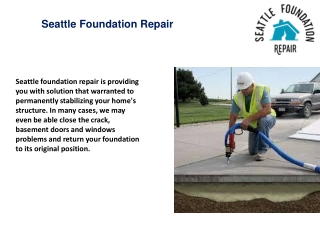 Get Best Foundation Repair Service In Seattle