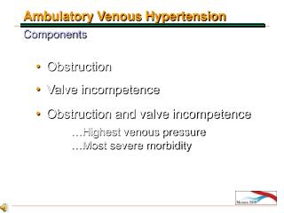 Ambulatory Venous Hypertension