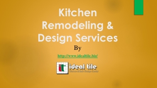 Kitchen Remodeling & Tile Flooring in Falls Church VA | Ideal Tile