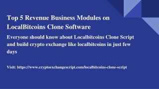 LocalBitcoins clone script
