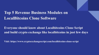 LocalBitcoins clone script