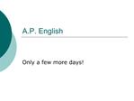 A.P. English