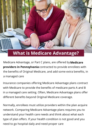 What is Medicare Advantage