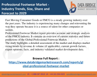 Professional Footwear Market