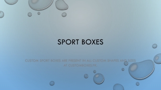 How Can You Design Personalized Custom Sports Boxes?