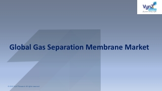 Gas Separation Membrane Market Size, Share, Future Growth & Revenue by 2027