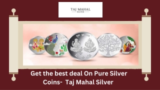 Get the best deal on pure  silver coins