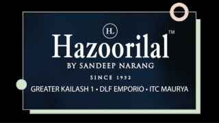 Hazoorilal