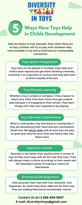 5 Ways How Toys Help in Childs Development