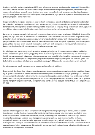 Game Bocoran Link Slot Gacor Hari Ini Menangkan Uang Nyata 120 Pusaran Percuma