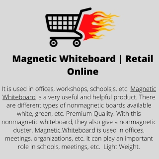 Magnetic Whiteboard  Retail Online