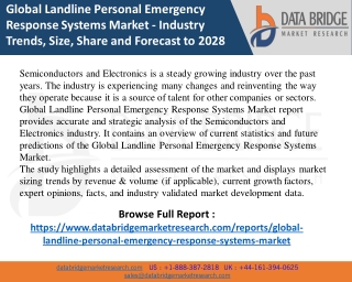Global Landline Personal Emergency Response Systems Market