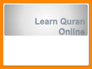 Learn Quran Online with us under the supervision of authentic professional Quran