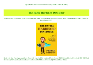 [Epub]$$ The Battle Hardened Developer [KINDLE EBOOK EPUB]