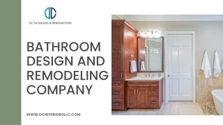 Bathroom Design and Remodeling Company | Dc Interiors & Renovations