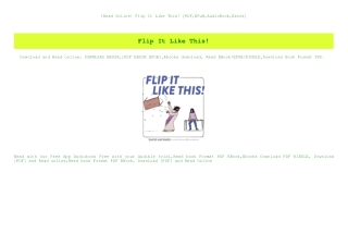 {Read Online} Flip It Like This! [PDF EPuB AudioBook Ebook]