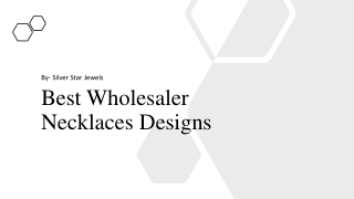 Best Wholesaler Necklaces Designs