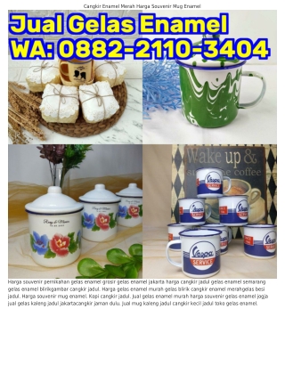 ౦88ᒿ·ᒿII౦·ᣮ4౦4 (WA) Bahan Gelas Enamel Harga Cangkir Enamel