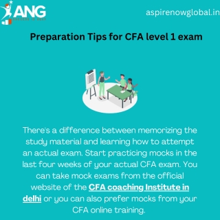  Preparation Tips For CFA Level 1 Exam