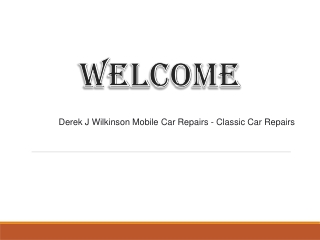 Specialist in MOT Repairs in Cradle End