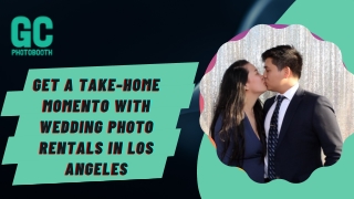 Get a Take-Home Momento with Wedding Photo Rentals in Los Angeles