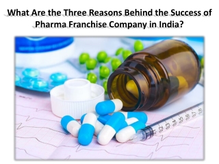 Development of Pharma Franchise Business in India