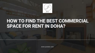 How To Find The Best Commercial Space For Rent In Doha