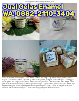 ౦88ᒿ•ᒿ11౦•3Ꮞ౦Ꮞ (WA) Cangkir Kaleng Jadul Cangkir Kopi Kecil