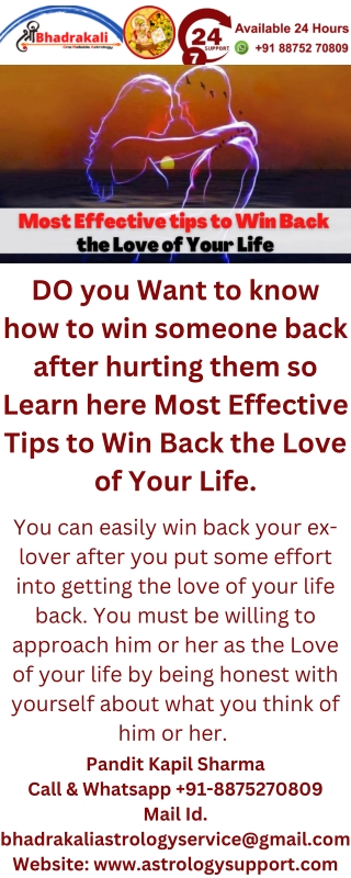 Most Effective Tips to Win Back the Love of Your Life (1)