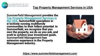 Top Property Management Services in USA