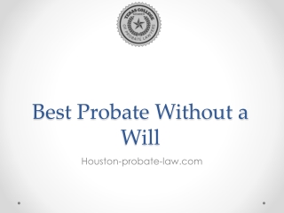 Best Probate Without a Will - Houston-probate-law.com