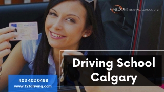 Driving School Calgary - One 2 One Driving School LTD.