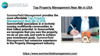 Top Property Management Near Me in USA
