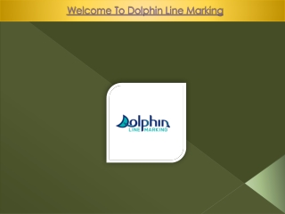 Line Marking Contractors - Dolphin Line Marking