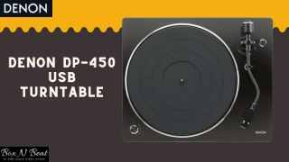 Turntable By DENON (DP-450 USB)