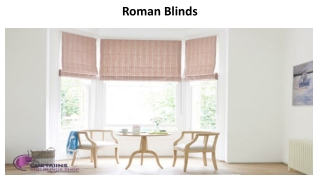 Roman Blinds