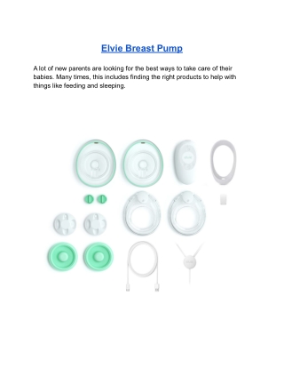 Elvie Breast Pump