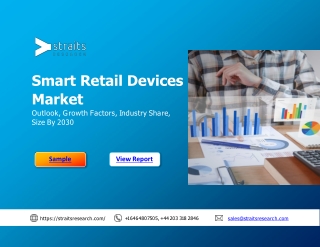 Smart Retail Devices Market Size by Regional Outlook, Revenue Trends, Business Share During Forecast Top Players Infineo