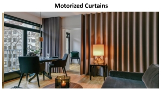 Motorized Curtains