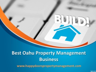 Best Oahu Property Management Business - www.happydoorspropertymanagement.com