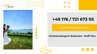 Hochzeitssängerin Bodensee - Steffi Mira