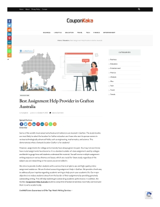 Best Assignment Help Provider in Grafton Australia