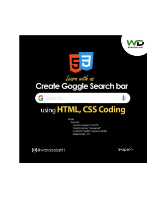 Create a Google Search Bar with HTML /CSS