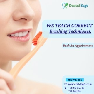 Brushing techniques - Best Dental Clinic in Yelahanka - Dental Sage